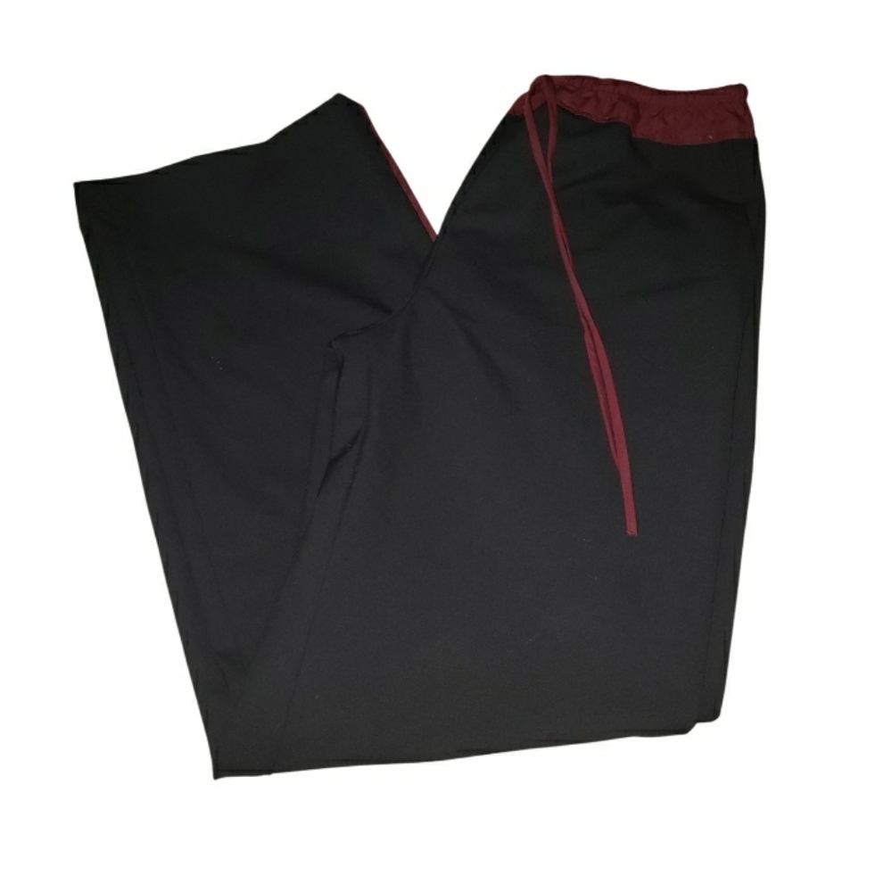 NWOT Zara Burgundy and Black Trousers- M